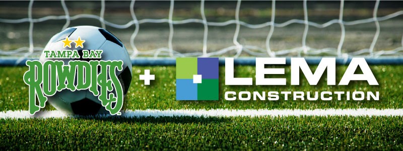 LEMA Construction Announces Sponsorship with Tampa Bay Rowdies